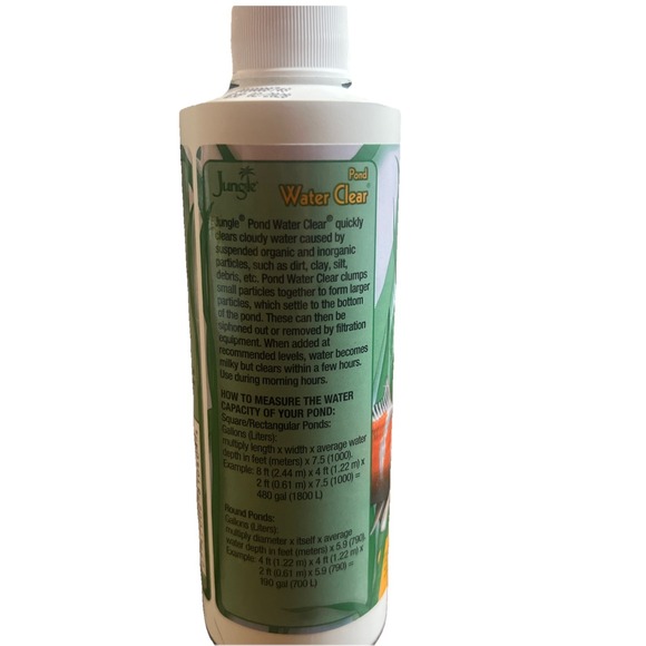 Jungle PL040-8W Pond Water Clear, 8-Ounce, 236-ml - Picture 3 of 4